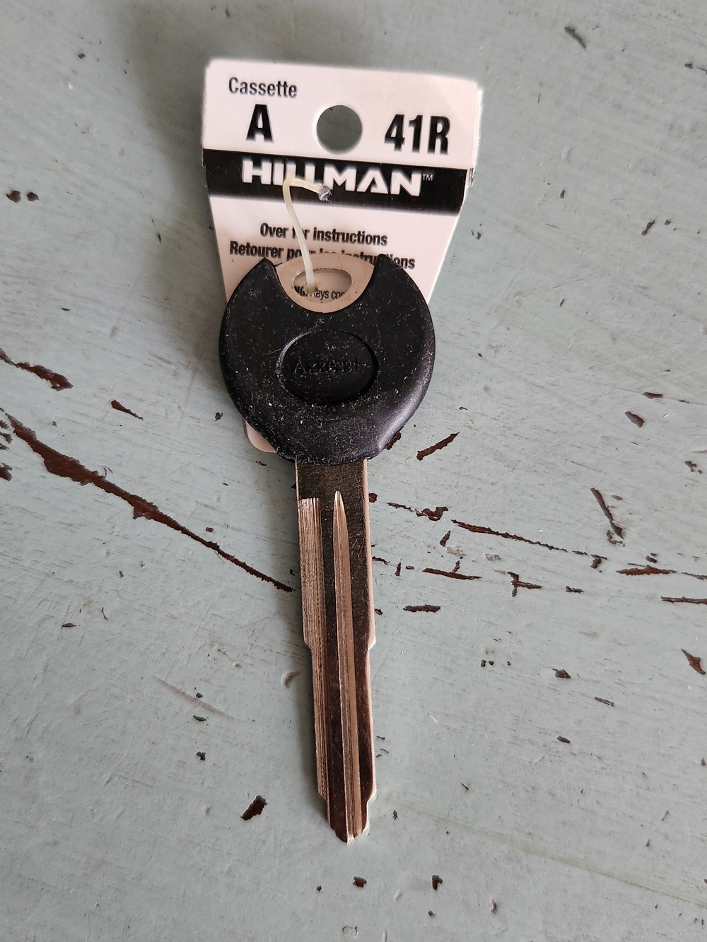 Black Cassette Key A41R - Durable Home Key